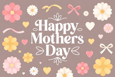 Happy Mothers Day Illustration