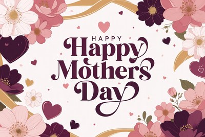 Happy Mothers Day Floral Card
