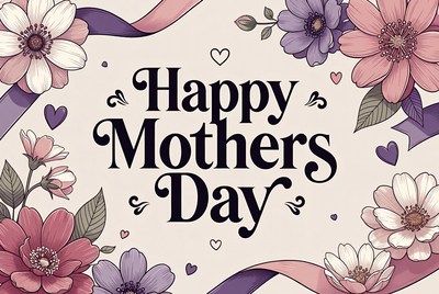 Happy Mothers Day Illustration