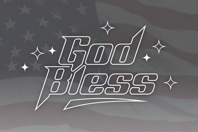 God Bless America Patriotic Graphic