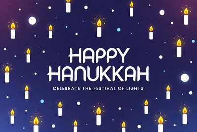 Happy Hanukkah Festival of Lights