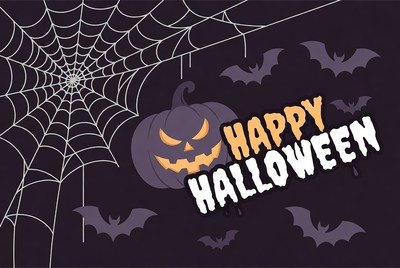 Happy Halloween Jack-o-Lantern Illustration