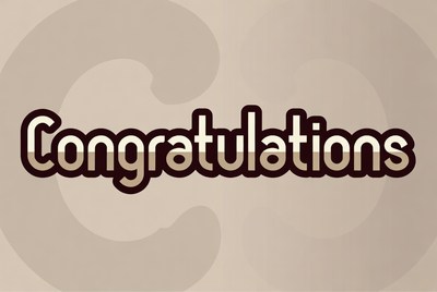 Congratulations Text Clipart