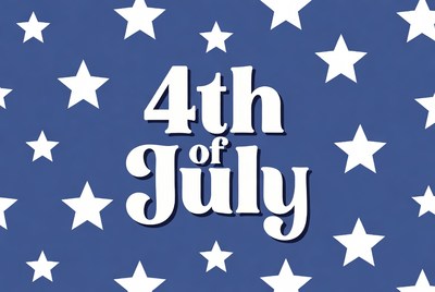 4th of July Stars Background