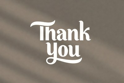 Thank You Text Shadow Effect