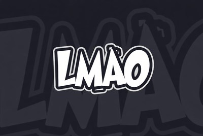 LMAO Text Illustration