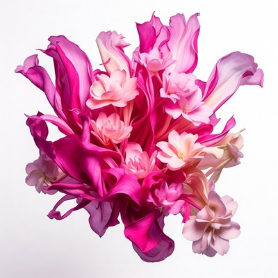 Pink Orchid Flowers Bouquet