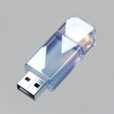 Transparent USB Flash Drive