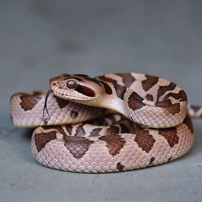Juvenile Milk Snake coiled