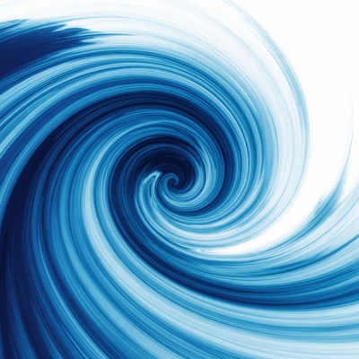 Blue Swirl Abstract Background