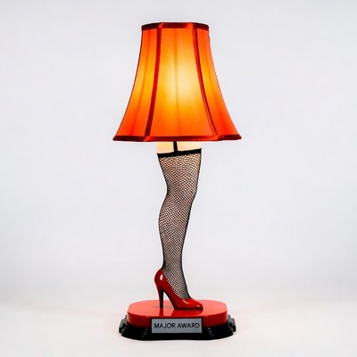 Leg Lamp with Major Award