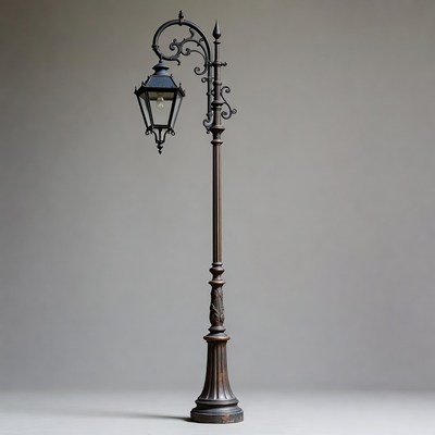 Vintage Ornate Street Lamp