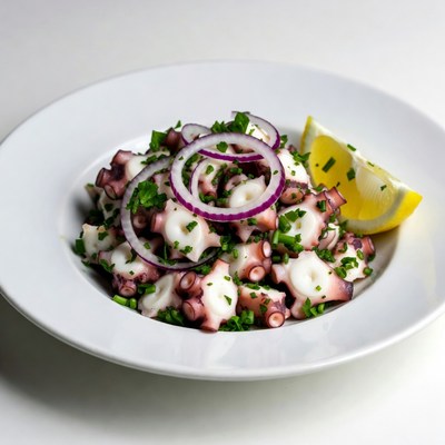 Octopus Salad with Lemon and Parsley