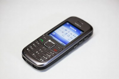 Nokia Mobile Phone on White Background