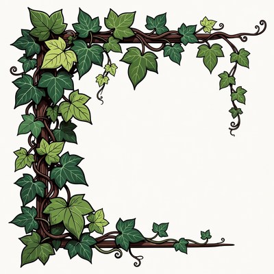 Ivy Leaf Border Frame