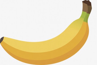 Yellow banana illustration