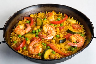 Shrimp Paella with Vegetables