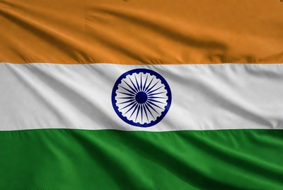 Indian Flag Waving