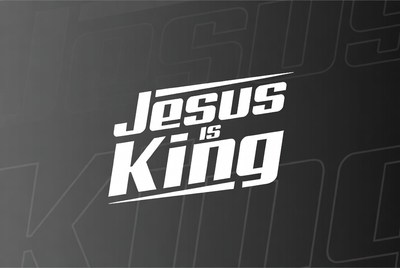 Jesus is King text graphic