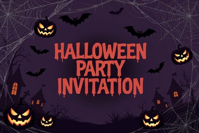 Halloween Party Invitation Background