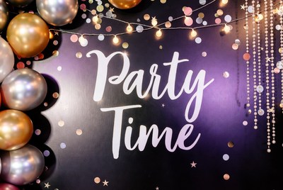 Party Time Balloons Background