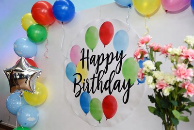 Happy Birthday Balloons Background