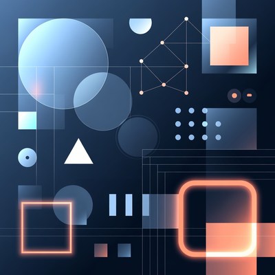 Abstract Geometric Shapes Background