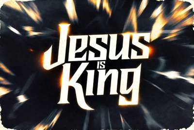 Jesus is King Text Graphic