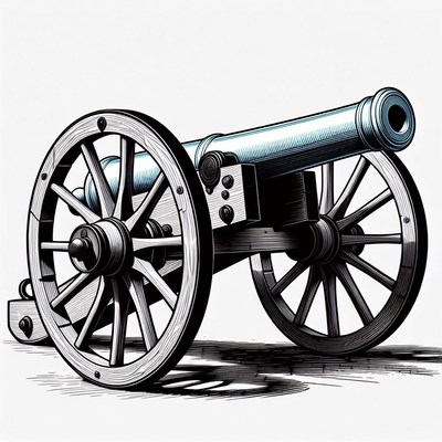 Vintage Cannon Illustration