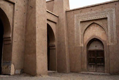 Traditional Mud Brick Archway Entrance