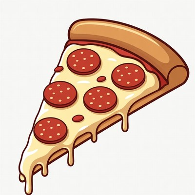 Pepperoni Pizza Slice