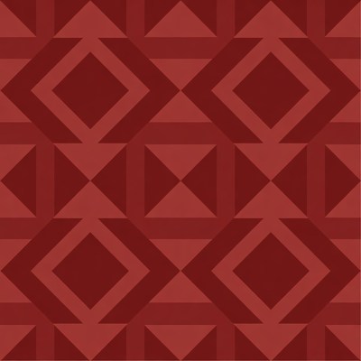Red Diamond Geometric Pattern
