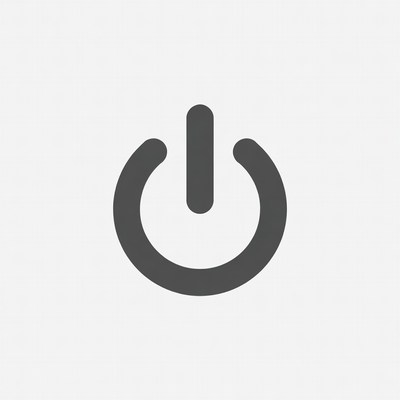 Power On Button Icon