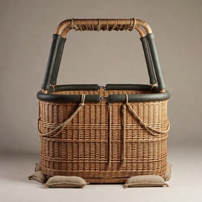 Wicker Hot Air Balloon Basket