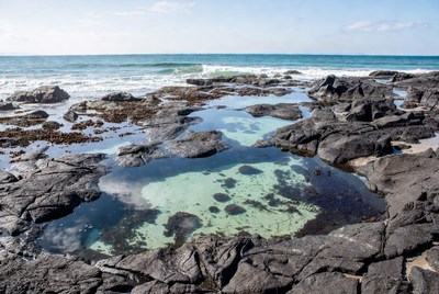 Tidal Pools on Rocky Beach
