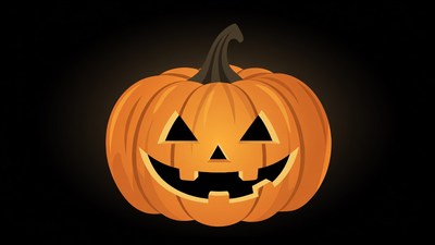 Jack-o'-lantern pumpkin illustration