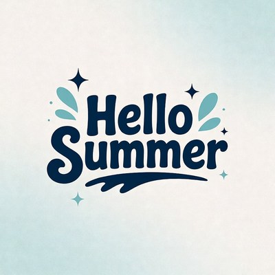 Hello Summer Graphic