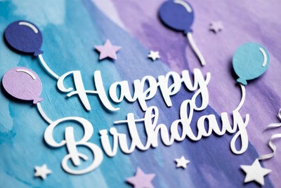 Happy Birthday Balloons Illustration