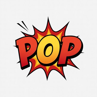 Pop Comic Explosion Illustration