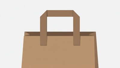 Brown Paper Shopping Bag