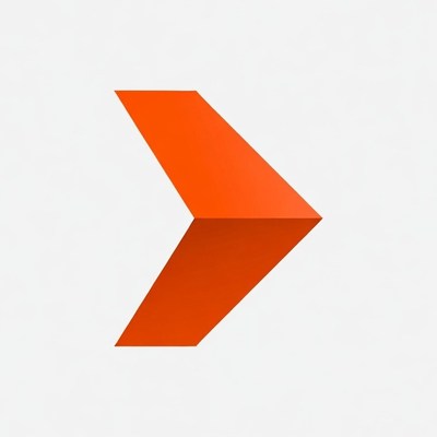 Orange right arrow icon