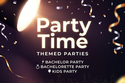 Party Time Themed Parties Illustration