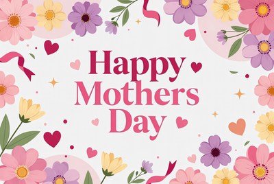 Happy Mothers Day Floral Card