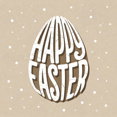 Happy Easter Egg Illustration