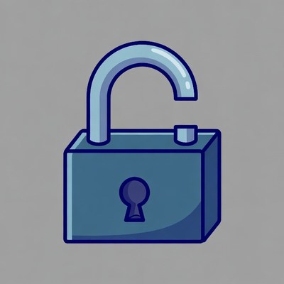 Unlocked Padlock Icon
