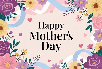 Happy Mother's Day Floral Card