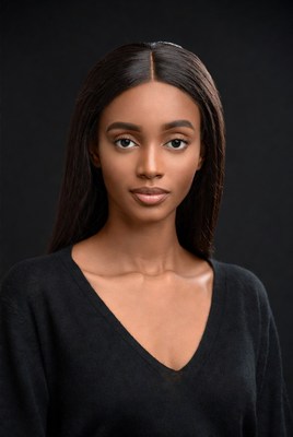 Beautiful African-American woman portrait