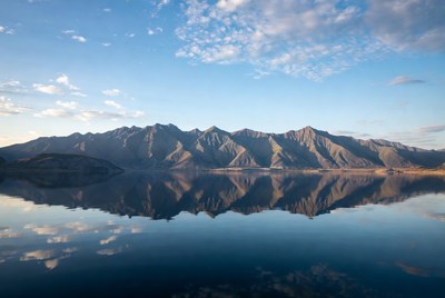 Mountains Reflected in Calm Lake