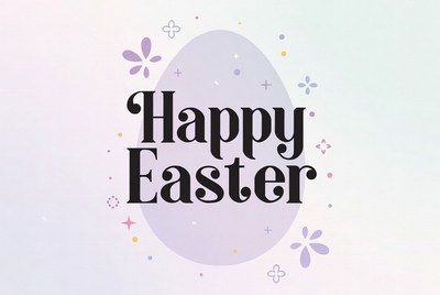 Happy Easter with Egg