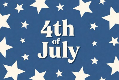 4th of July Stars Background